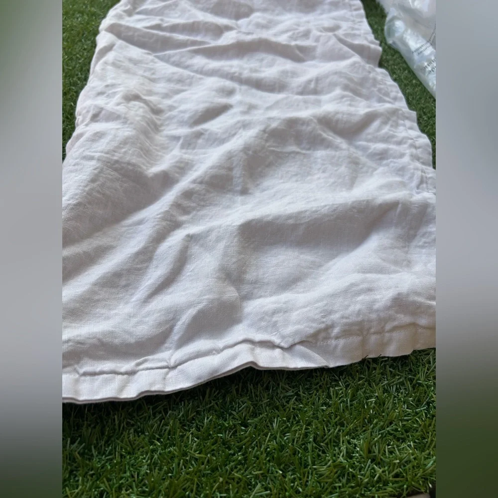 Coyuchi 100% Organic Linen Made in Portugal pillowcase size 38” X 15” One Only